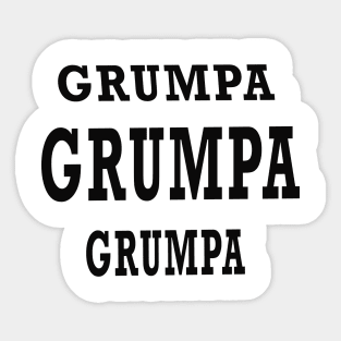 GRUMPA Sticker